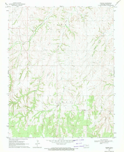 United States Geological Survey Phroso, OK (1969, 24000-Scale) digital map