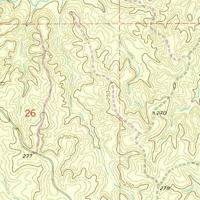 United States Geological Survey Piave, MS (1964, 24000-Scale) digital map
