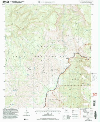 United States Geological Survey Picacho Colorado, AZ (2004, 24000-Scale) digital map