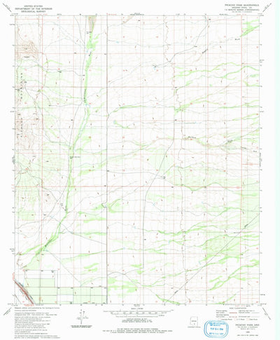 United States Geological Survey Picacho Pass, AZ (1980, 24000-Scale) digital map