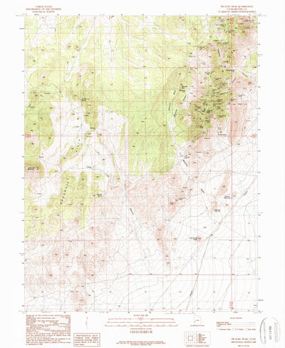 United States Geological Survey Picacho Peak, UT (1989, 24000-Scale) digital map