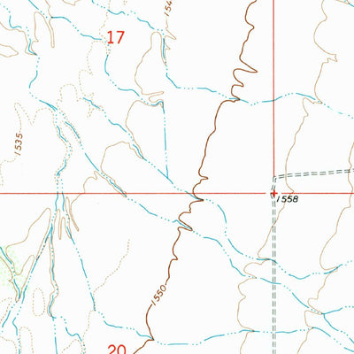 United States Geological Survey Picacho Reservoir, AZ (1968, 24000-Scale) digital map