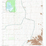 United States Geological Survey Picacho Reservoir, AZ (1992, 24000-Scale) digital map