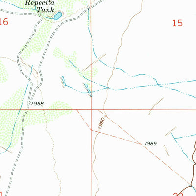 United States Geological Survey Picacho Reservoir SE, AZ (1966, 24000-Scale) digital map