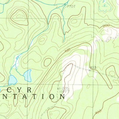 United States Geological Survey Picard Brook, ME (1986, 24000-Scale) digital map