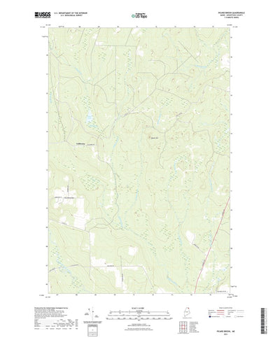 United States Geological Survey Picard Brook, ME (2021, 24000-Scale) digital map