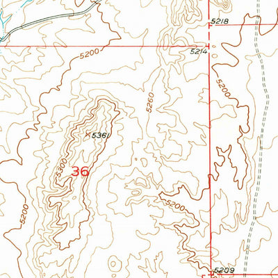 United States Geological Survey Picard Ranch, WY (1952, 24000-Scale) digital map