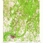 United States Geological Survey Picayune, MS-LA (1958, 62500-Scale) digital map