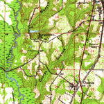 United States Geological Survey Picayune, MS-LA (1958, 62500-Scale) digital map