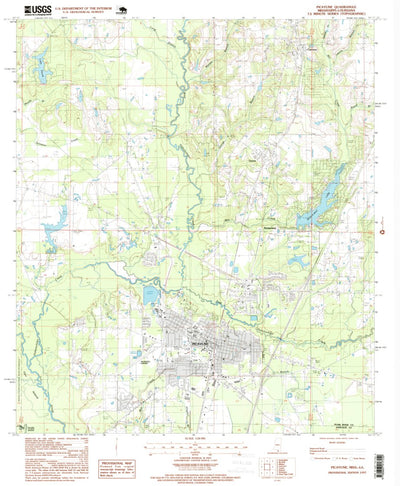 United States Geological Survey Picayune, MS-LA (1997, 24000-Scale) digital map