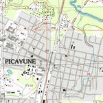 United States Geological Survey Picayune, MS-LA (1997, 24000-Scale) digital map