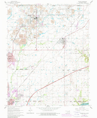 United States Geological Survey Picher, OK-KS (1961, 24000-Scale) digital map