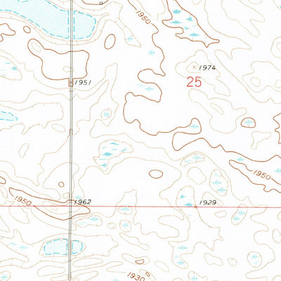 United States Geological Survey Pickardville, ND (1959, 24000-Scale) digital map
