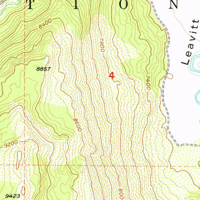 United States Geological Survey Pickel Meadow, CA (1954, 24000-Scale) digital map