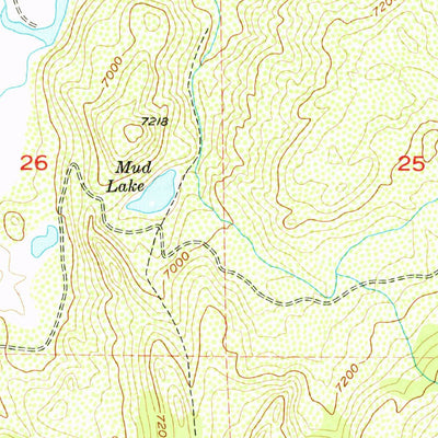 United States Geological Survey Pickel Meadow, CA (1954, 24000-Scale) digital map