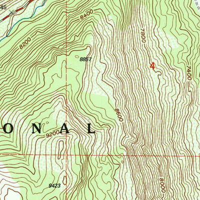 United States Geological Survey Pickel Meadow, CA (2001, 24000-Scale) digital map