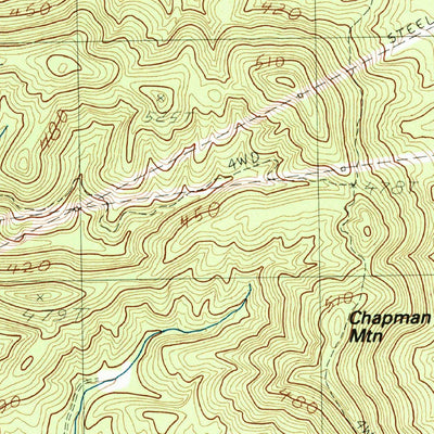 United States Geological Survey Pickens, SC (1983, 24000-Scale) digital map