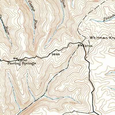 United States Geological Survey Pickens, WV (1913, 62500-Scale) digital map