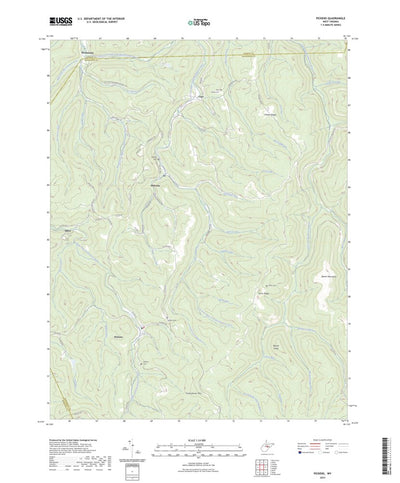 United States Geological Survey Pickens, WV (2023, 24000-Scale) digital map