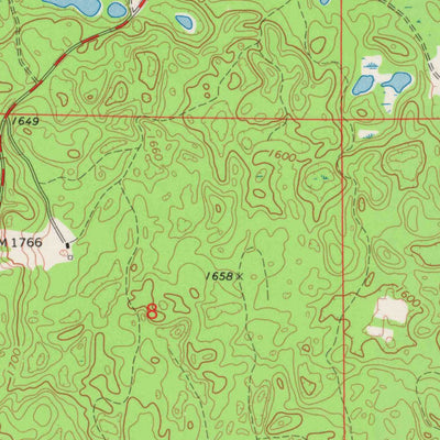 United States Geological Survey Pickerel, WI (1973, 24000-Scale) digital map