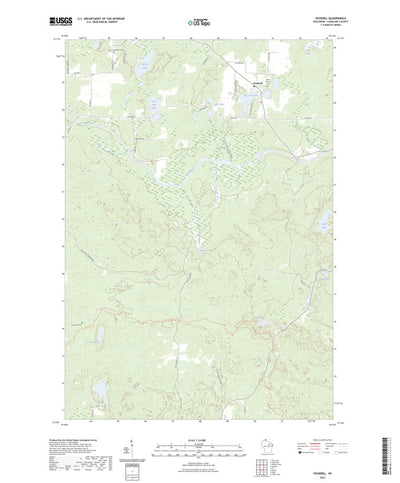 United States Geological Survey Pickerel, WI (2023, 24000-Scale) digital map
