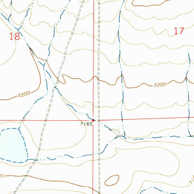 United States Geological Survey Picket Lake, WY (1961, 24000-Scale) digital map