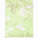 United States Geological Survey Picket Pin Mountain, MT (1986, 24000-Scale) digital map