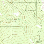 United States Geological Survey Picket Pin Mountain, MT (1986, 24000-Scale) digital map
