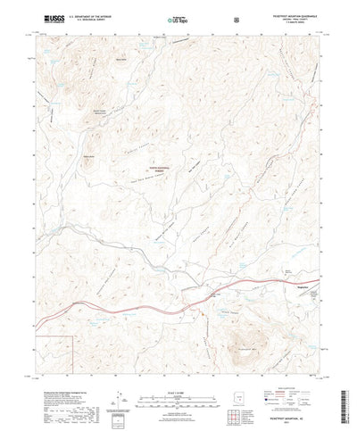 United States Geological Survey Picketpost Mountain, AZ (2021, 24000-Scale) digital map
