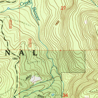 United States Geological Survey Pickett Butte, OR (1998, 24000-Scale) digital map
