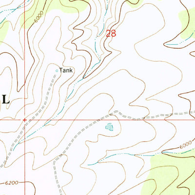 United States Geological Survey Pickett Hill, NM (1979, 24000-Scale) digital map
