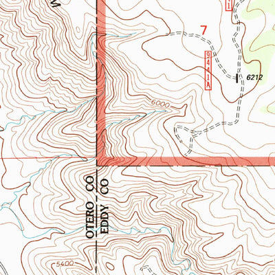 United States Geological Survey Pickett Hill, NM (2001, 24000-Scale) digital map