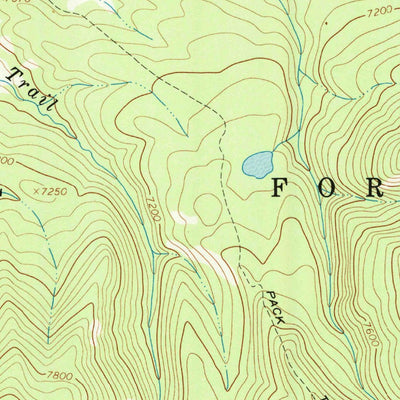 United States Geological Survey Pickle Pass, WY (1965, 24000-Scale) digital map