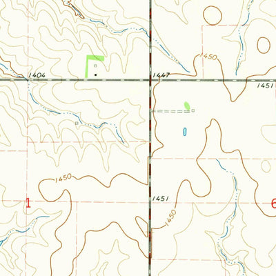 United States Geological Survey Pickrell, NE (1964, 24000-Scale) digital map