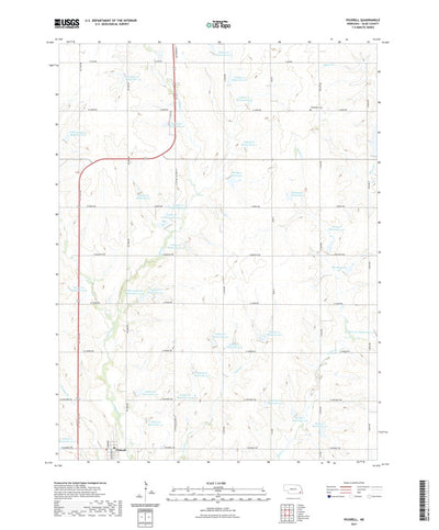 United States Geological Survey Pickrell, NE (2021, 24000-Scale) digital map
