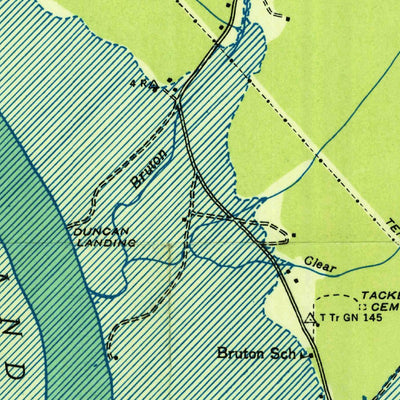 United States Geological Survey Pickwick, TN-AL (1936, 24000-Scale) digital map
