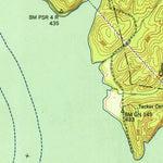 United States Geological Survey Pickwick, TN-AL (1952, 24000-Scale) digital map