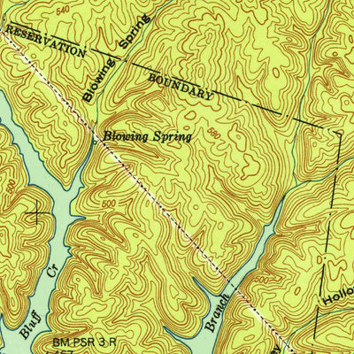 United States Geological Survey Pickwick, TN-AL (1952, 24000-Scale) digital map