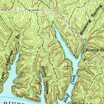 United States Geological Survey Pickwick, TN-AL (1972, 24000-Scale) digital map