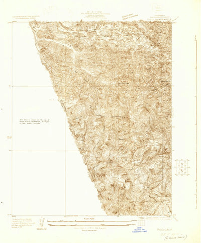 United States Geological Survey Pico, CA (1929, 24000-Scale) digital map