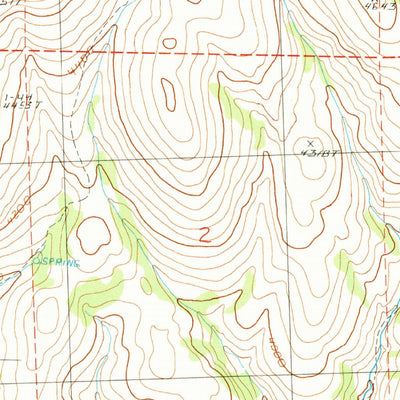 United States Geological Survey Picture Gorge East, OR (1990, 24000-Scale) digital map