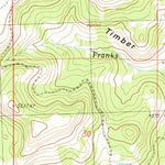United States Geological Survey Picture Gorge East, OR (1990, 24000-Scale) digital map