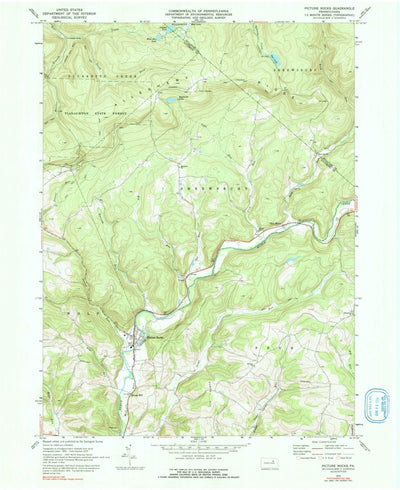 United States Geological Survey Picture Rocks, PA (1970, 24000-Scale) digital map