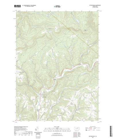 United States Geological Survey Picture Rocks, PA (2023, 24000-Scale) digital map