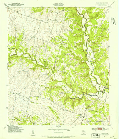 United States Geological Survey Pidcoke, TX (1947, 24000-Scale) digital map