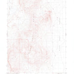 United States Geological Survey Pidgeon Spring SW, NV (1980, 24000-Scale) digital map