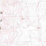 United States Geological Survey Pidgeon Spring SW, NV (1980, 24000-Scale) digital map