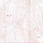 United States Geological Survey Pidgeon Spring SW, NV (1980, 24000-Scale) digital map
