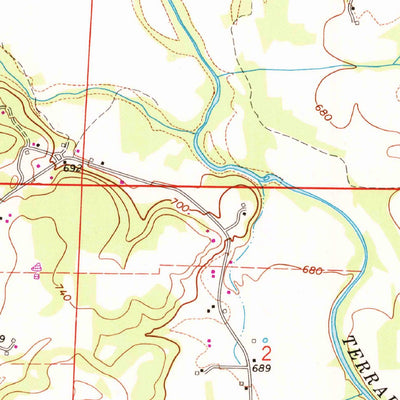 United States Geological Survey Piedmont, AL (1967, 24000-Scale) digital map