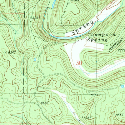 United States Geological Survey Piedmont Hollow, MO (1982, 24000-Scale) digital map